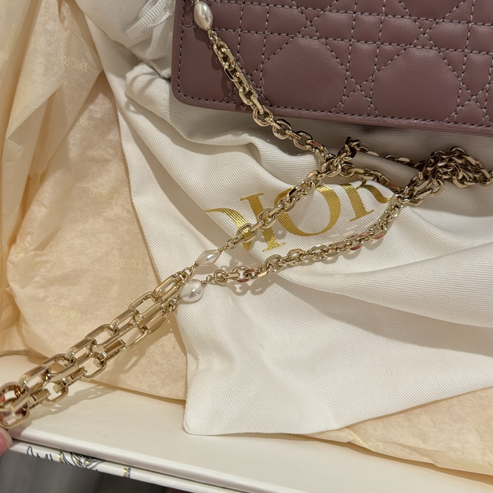 Lady Dior Pouch Lambskin Pink Peony very rare - Picture 9 of 13